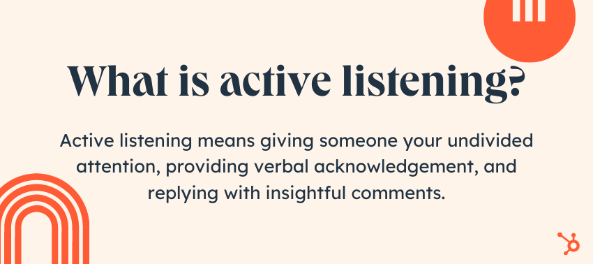Active listening