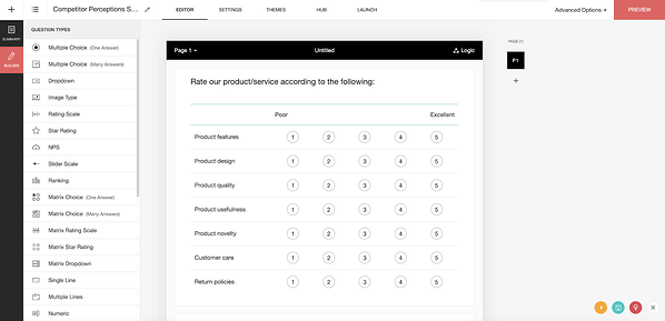 custom survey maker: zoho survey
