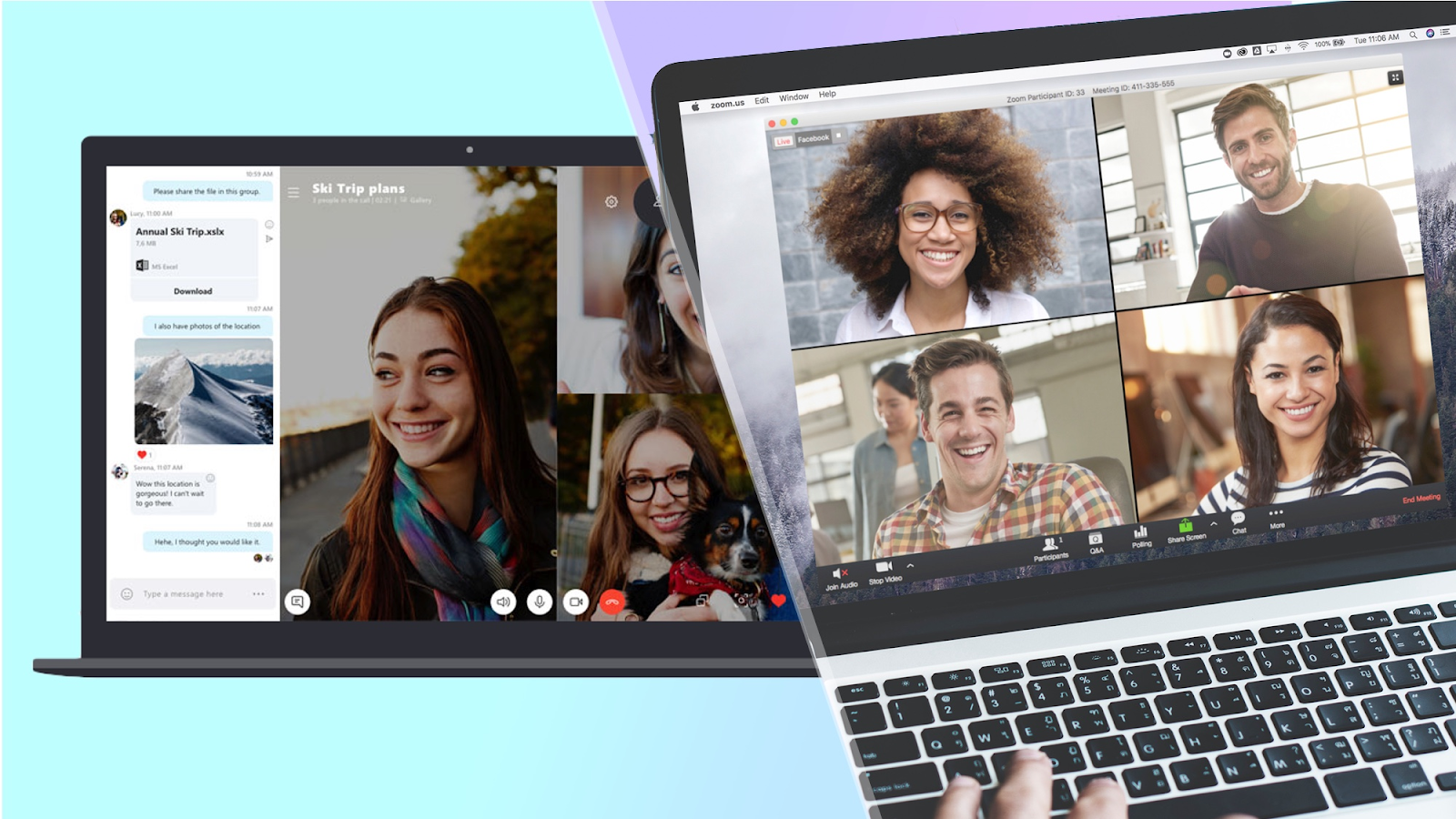product market fit example: zoom versus skype