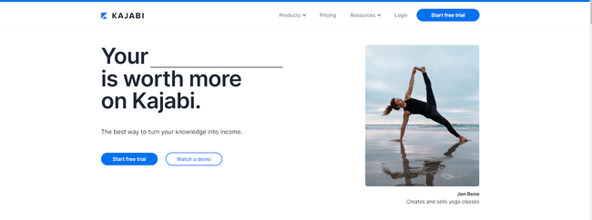 Platforms to Sell Online Courses: Kajabi