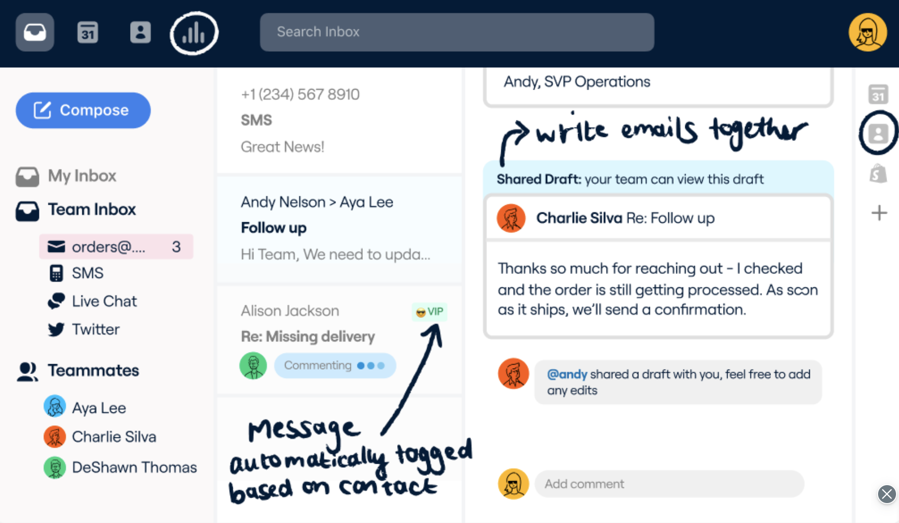 ticketing system: front