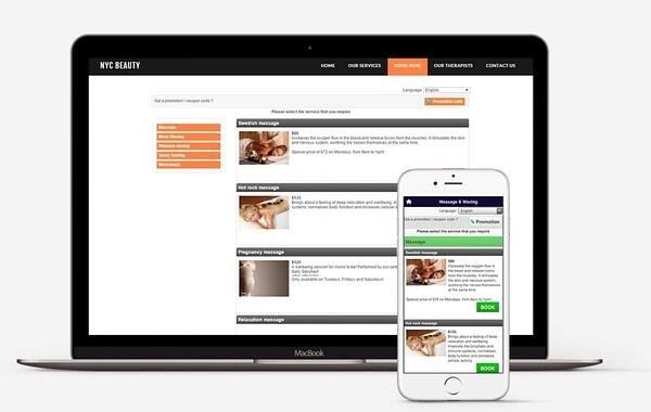 Bookeo appointment scheduling software interface