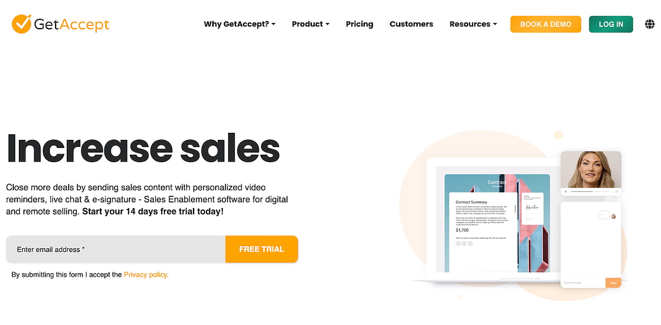 types of sales example B2B