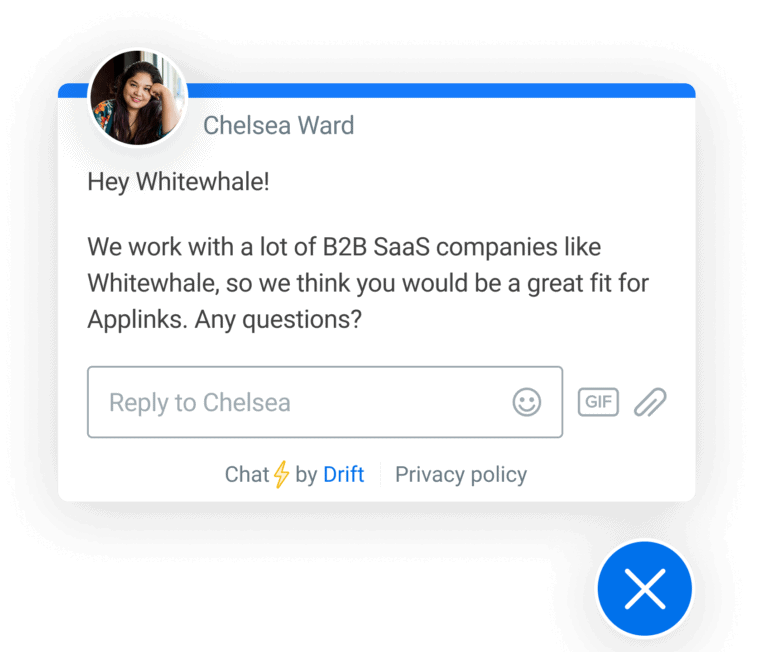 best web chat software: drift live chat