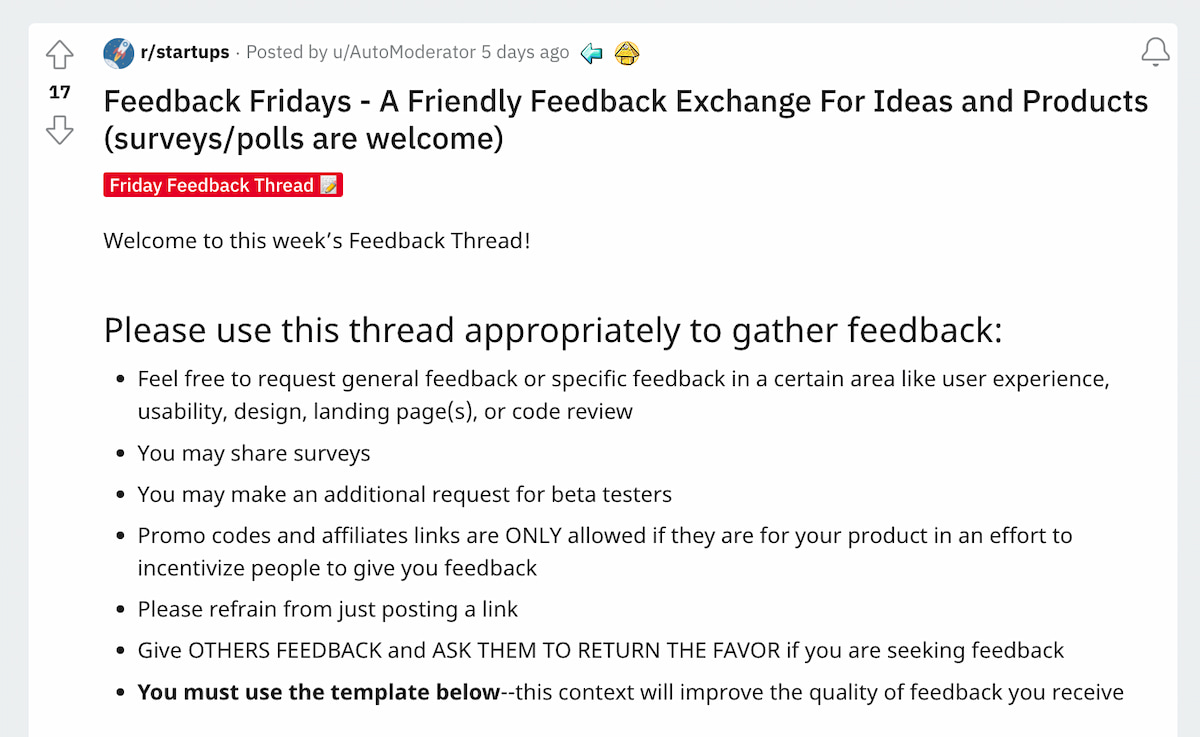 how to get your first customer: post on reddit