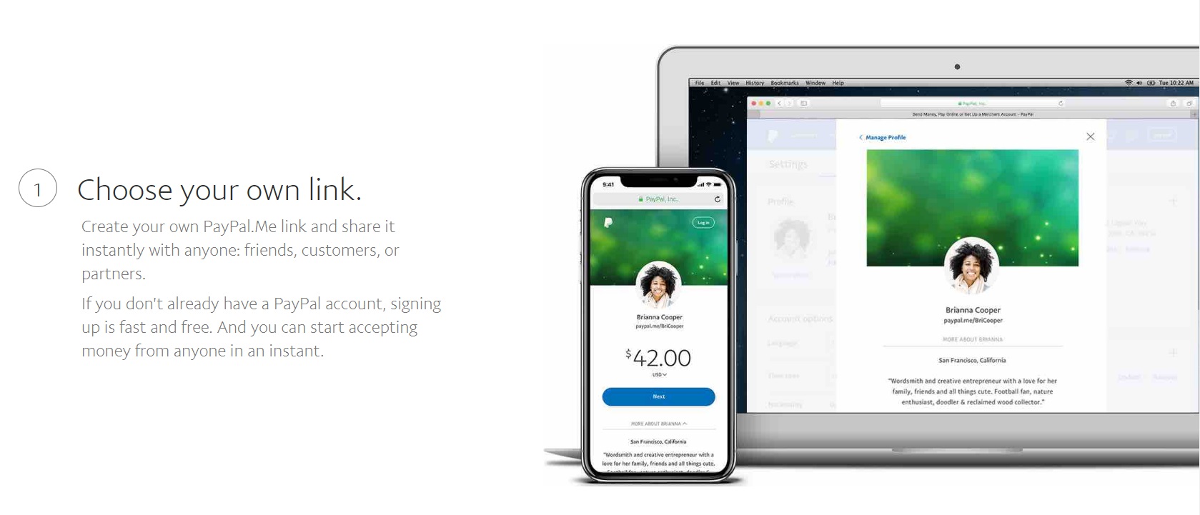 Payment links on PayPal.Me