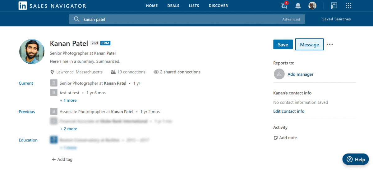 linkedin sales navigator professional: inmail
